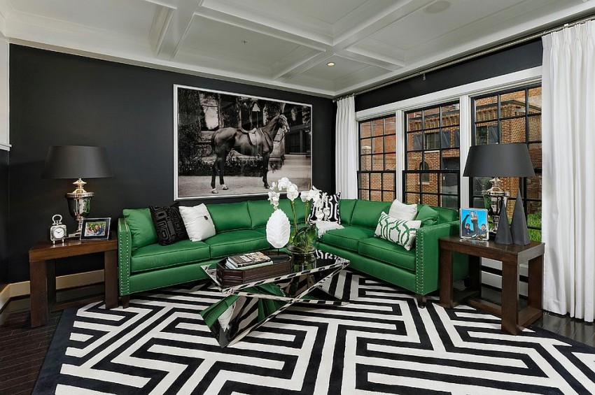 Зеленая мебель – правильный подбор под дизайн интерьера и стильное сочетание основных элементов (100 фото)