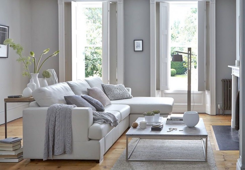 Белый диван – идеи применения в интерьере и советы по подбору (105 фото)