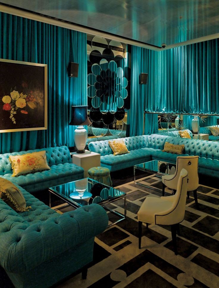 Бирюзовый диван – подбор роскошной, яркой и современной модели (130 фото-идей)