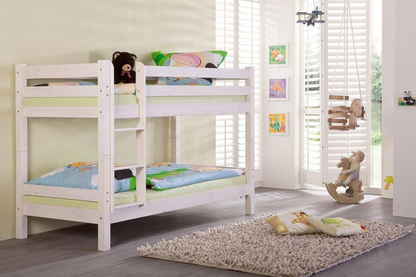 Кровать в детскую комнату – оптимальные модели для мальчиков и девочек разных возрастов (125 фото)