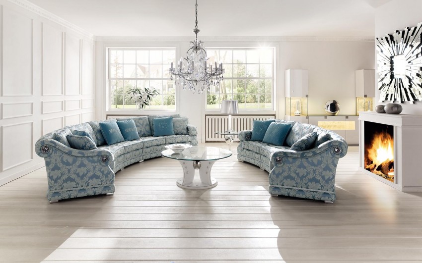 Круглый диван: особенности использования в дизайне и интерьерные правила оформления (120 фото)