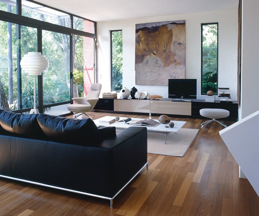 Черный диван – 105 фото правильного использования стильного элемента интереьра