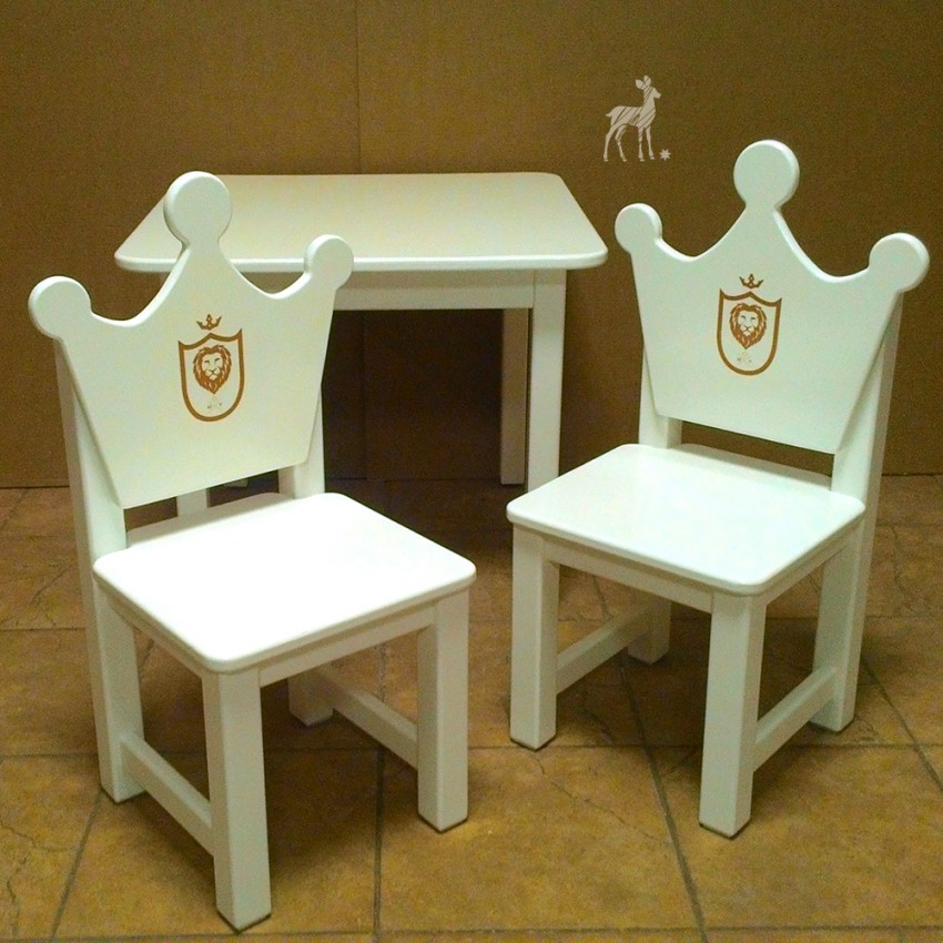детский стул и стол своими руками