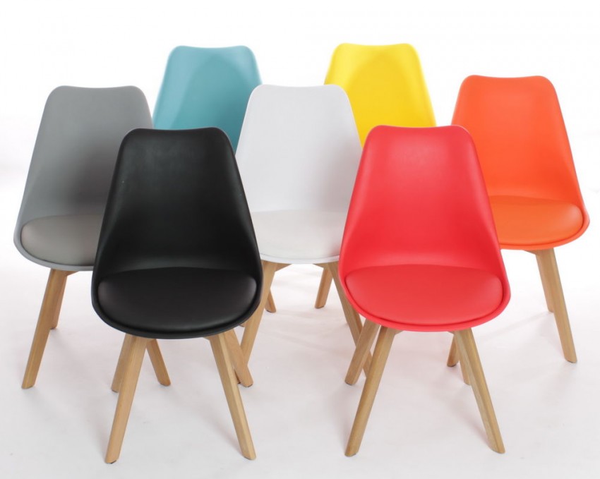 Пластиковые стулья – лучшие модели 2019 года, применение в домашнем интерьере и особенности выбора (110 фото)